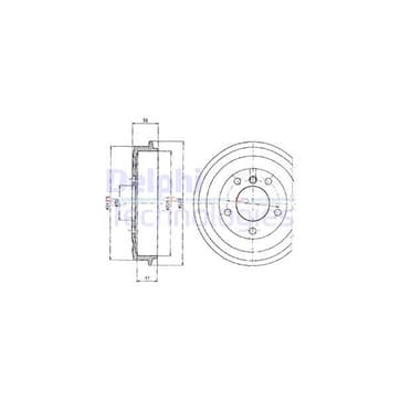 Bromstrumma 47 5 Ø-264mm från Autofrance