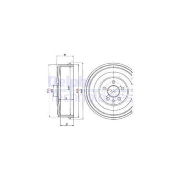 Bromstrumma 67 5 Ø-298mm från Autofrance