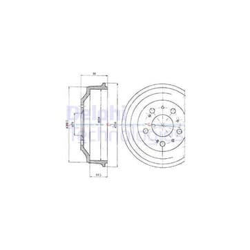 Bromstrumma 65 5 Ø-298mm från Autofrance