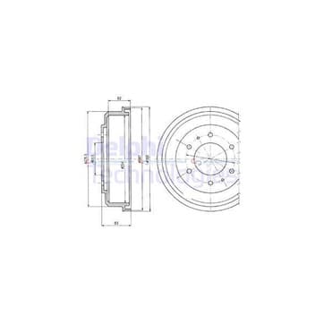 Bromstrumma 62 6 Ø-303mm från Autofrance