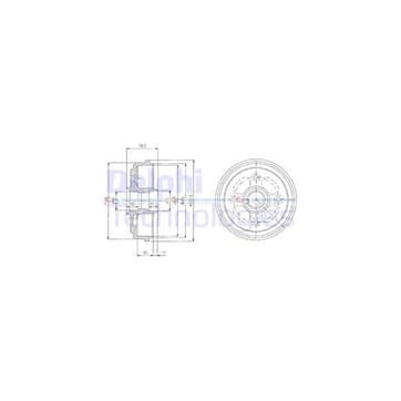Bromstrumma 40 4 Ø-206mm från Autofrance