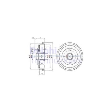 Bromstrumma 45 4 Ø-243mm från Autofrance