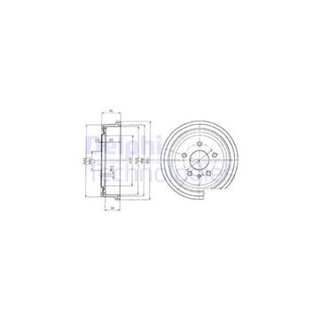 Bromstrumma 50 5 Ø-265mm från Autofrance