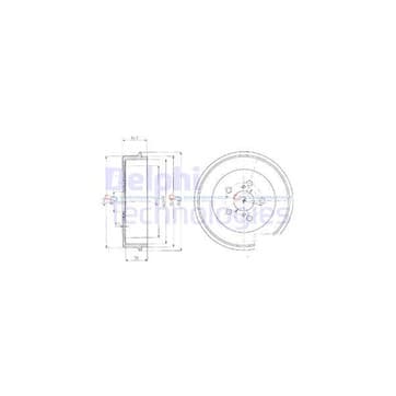 Bromstrumma 58 5 Ø-267mm från Autofrance