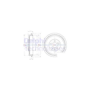 Bromstrumma 39 5 Ø-290mm från Autofrance