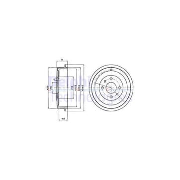 Bromstrumma 49 4 Ø-250mm från Autofrance