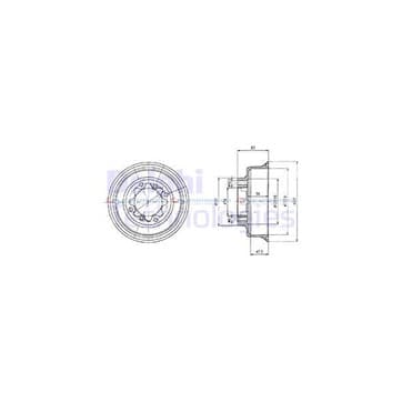 Bromstrumma 48 4 Ø-215mm från Autofrance