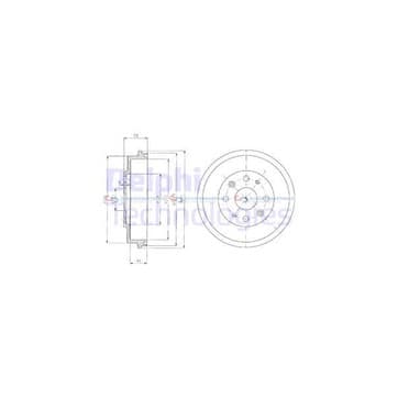 Bromstrumma 40 4 Ø-241mm från Autofrance