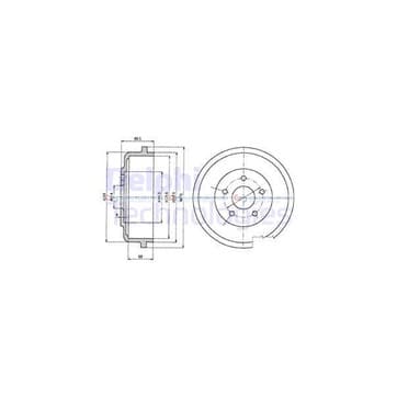 Bromstrumma 68 5 Ø-279mm från Autofrance