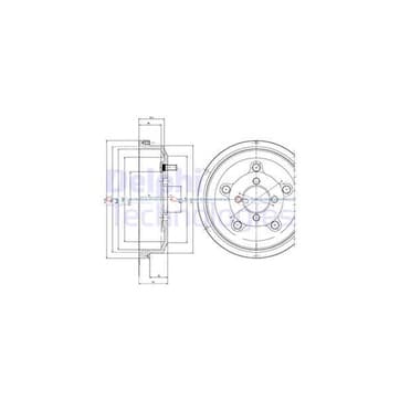 Bromstrumma 49 5 Ø-258mm från Autofrance