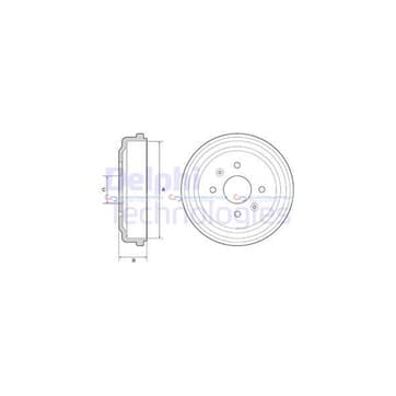 Bromstrumma 41 4 Ø-230mm från Autofrance