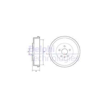 Bromstrumma 50 5 Ø-298mm från Autofrance