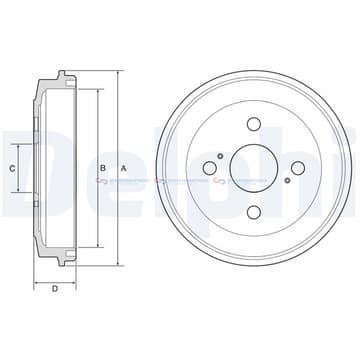 Bromstrumma 34 4 Ø-220mm från Autofrance