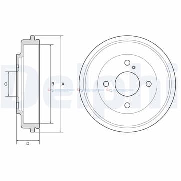 Bromstrumma 40 4 Ø-245mm från Autofrance