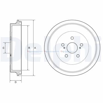 Bromstrumma 46 5 Ø-284mm från Autofrance