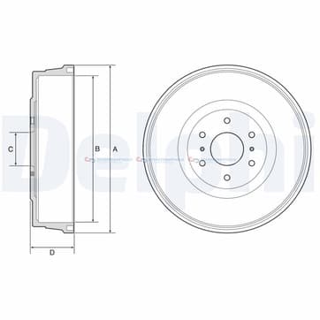 Bromstrumma 71 6 Ø-336mm från Autofrance