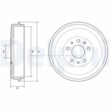 Bromstrumma 46 5 Ø-270mm från Autofrance