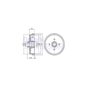 Bromstrumma 39 4 Ø-211mm från Autofrance