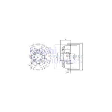 Bromstrumma 45 4 Ø-212mm från Autofrance