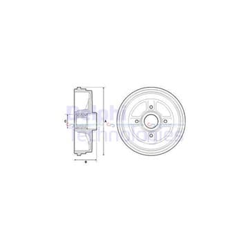 Bromstrumma 51 4 Ø-237mm från Autofrance