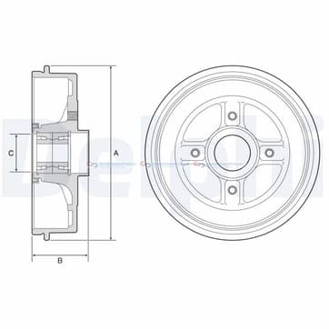 Bromstrumma 48 4 Ø-234mm från Autofrance