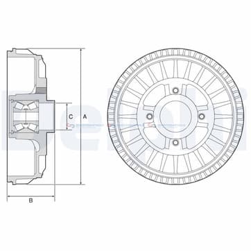 Bromstrumma 52 4 Ø-262mm från Autofrance