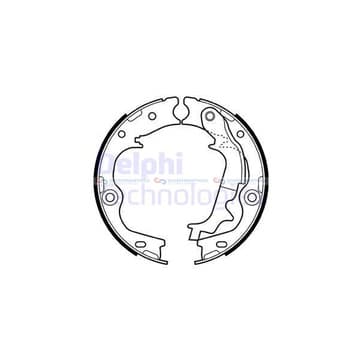 Tillbehörssats bromsbackar parkeringsbroms från JP GROUP