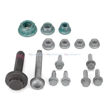 Monterings- och bultsats, styr-/släparm, Framaxel höger — Framaxel höger från Autofrance