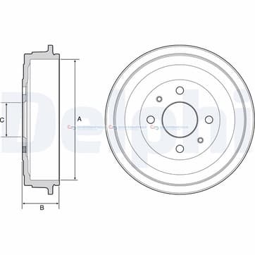 Bromstrumma 49 4 Ø-250mm från Autofrance