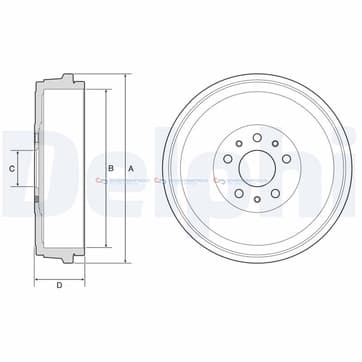 Bromstrumma 65 5 Ø-302mm från Autofrance