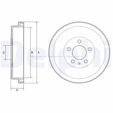 Bromstrumma 48 5 Ø-276mm från Autofrance