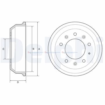 Bromstrumma 59 5 Ø-300mm från Autofrance
