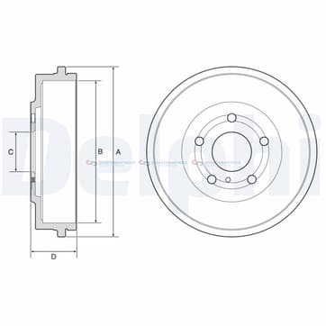 Bromstrumma 54 5 Ø-271mm från Autofrance