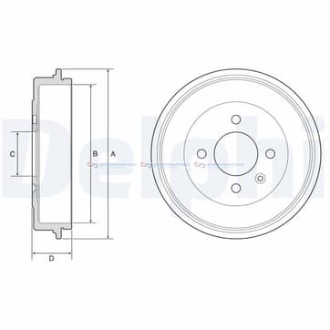 Bromstrumma 46 4 Ø-247mm från Autofrance