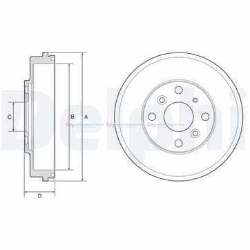 Bromstrumma 39 4 Ø-240mm från Autofrance
