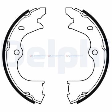 Bromsbandssats, parkeringsbroms 42mm från Autofrance