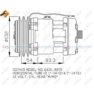 Kompressor, AC från Autofrance