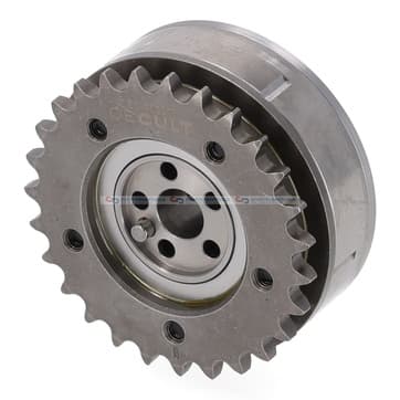 Kamaxeljusterare, Avgas-/utsläppssidan — Avgas-/utsläppssidan från Autofrance