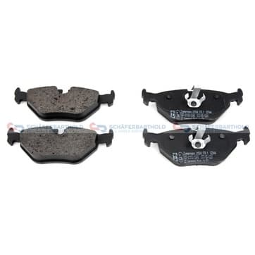 Bromsbeläggssats, Bakaxel — Bakaxel från Autofrance