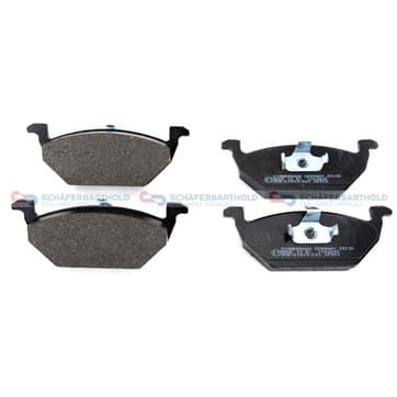 Bromsbeläggssats, Framaxel — Framaxel från Autofrance