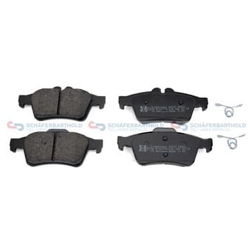 Bromsbeläggssats, Bakaxel — Bakaxel från Autofrance