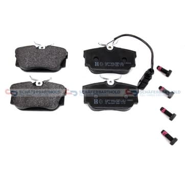 Bromsbeläggssats, Bakaxel — Bakaxel från Autofrance