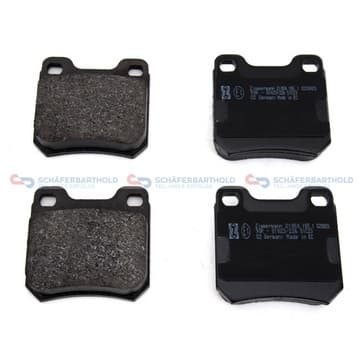 Bromsbeläggssats, Bakaxel — Bakaxel från Autofrance