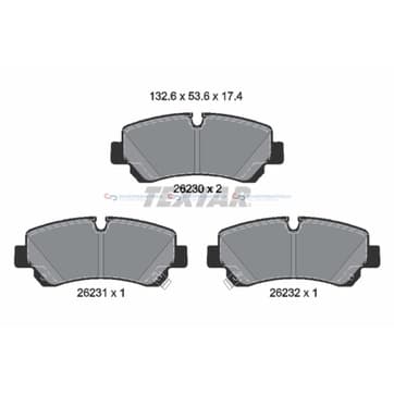 Bromsbeläggssats från Autofrance