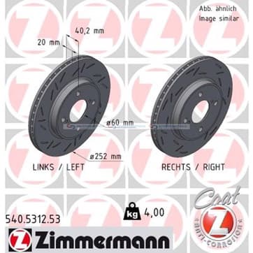 Bromsskiva, Framaxel — Framaxel från Autofrance