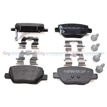 Bromsbeläggssats, Bakaxel — Bakaxel från Autofrance