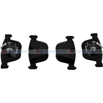 Bromsbeläggssats, Bakaxel — Bakaxel från Autofrance