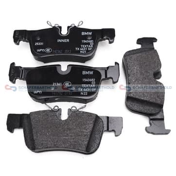 Bromsbeläggssats, Bakaxel — Bakaxel från Autofrance