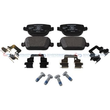 Bromsbeläggssats, Bakaxel — Bakaxel från Autofrance