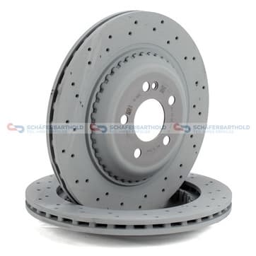 Bromsskiva, Bakaxel — Bakaxel från Autofrance